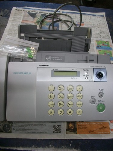 Fax gerät sharp b30 - fax,